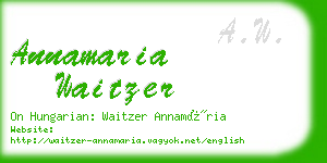 annamaria waitzer business card
